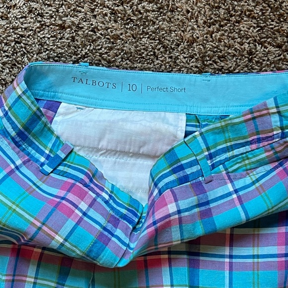 Reduced! Talbots Perfect Bermuda Shorts in Colorful Plaid - Picture 9 of 9